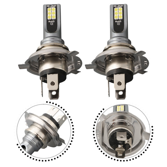 2PCS H4 9003 HB2 LED Headlight Bulbs Kit High Low Beam 3000K Golden Yellow v