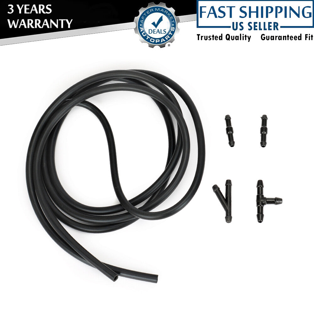 1 piece windshield washing machine nozzle kit spray pump hose connector scraper hose Q