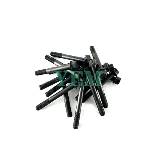 1 Set Engine Head Bolt 18pcs For Yanmar 4TNV84 Engine 4TNV84 Cylinder Head Bolt