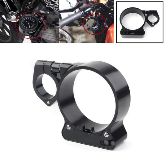 Black 39mm/16 Side Mount Speedo Relocation Bracket for Harley Sportster XL 1200
