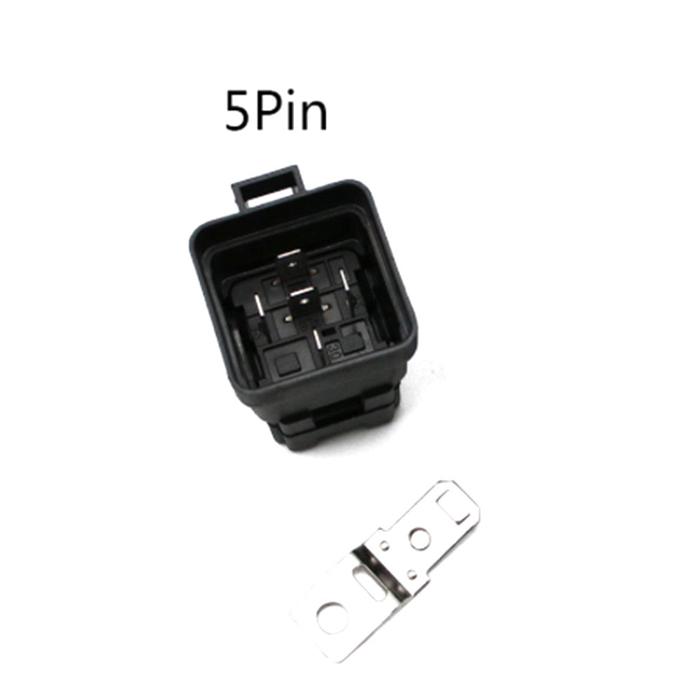 5x Automotive Car Relay Switch Harness SPDT Waterproof 30A/40A DC12V Wires 5-Pin