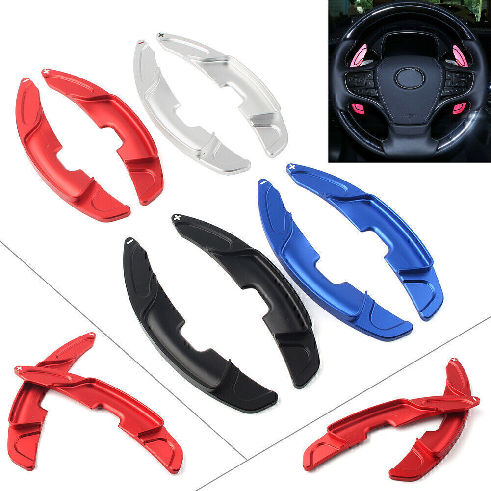 2x Steering Wheel Shift Paddle Shifter Cover Fit for Lexus ES300h ES350 2019-2024