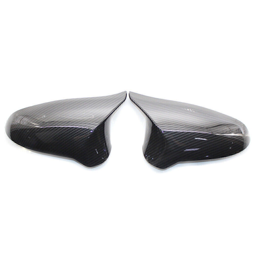 Carbon Fiber Car Rearview Mirror Cover Caps for BMW F80 M3 F82 M4 2015-19 2PCS