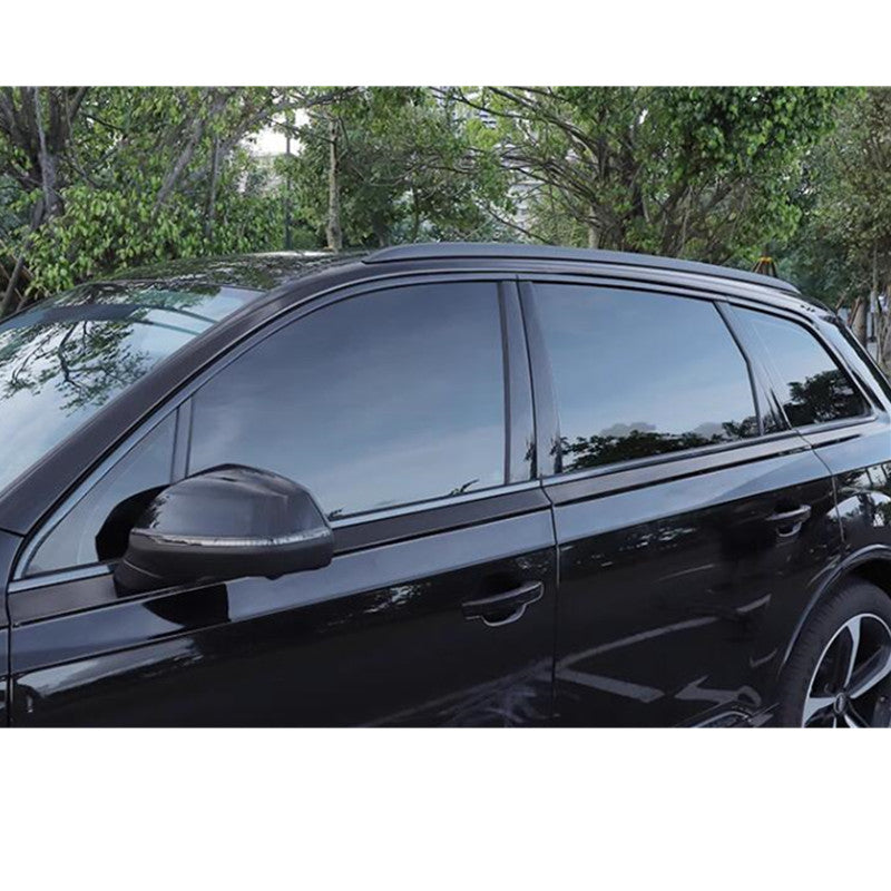Black Stainless Car Window Glass Strip Cover Trim 10X for AUDI Q7 2019-2024 n