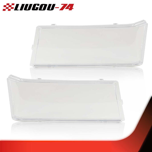 Suitable for 04-12 for GMC for Canyon / for Chevy Colorado headlights, headlights, lens transparent protective cover 2 pieces- v