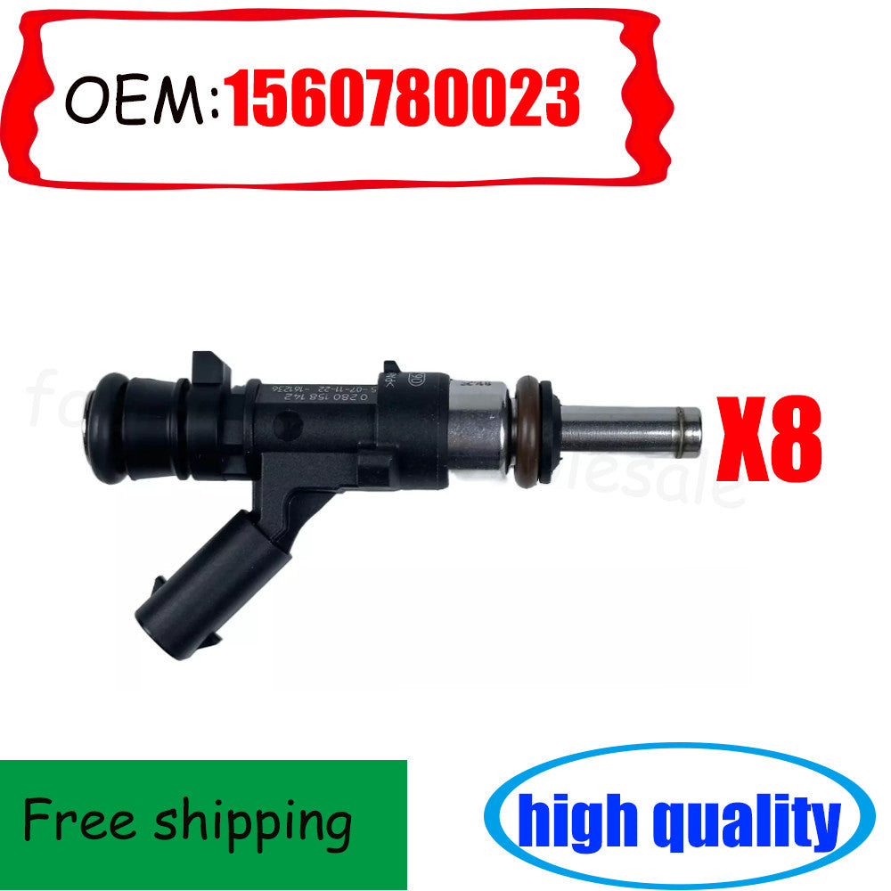 8 Fuel Injectors 0280158142 for C63 ML63 AMG W216 W204 1560780023 n