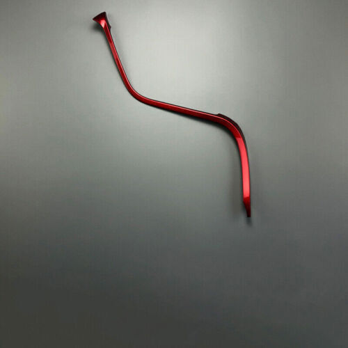 Central Console S-Shape Strip for Toyota for Camry 2018-2023 1PCS Trim Glossy Red
