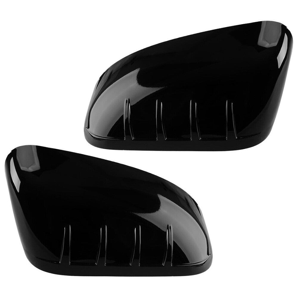 Gloss Black Rear View Mirror Cover Cap For Explorer 2011-2015 Accessories n
