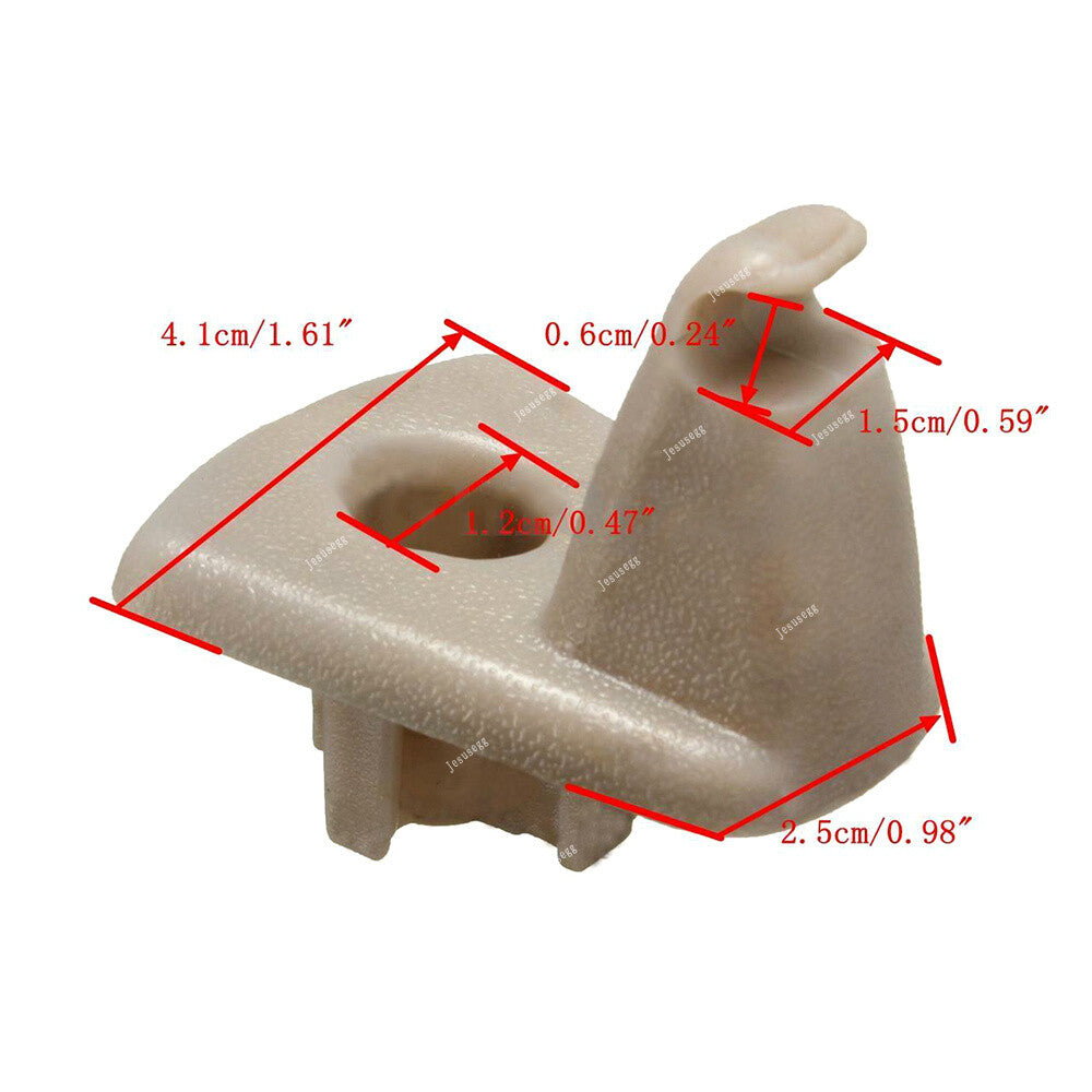 2x Sun Visor Clips Hook 1ET511W1AA Fit for Chrysler 300 for Dodge for Charger Magnum Q