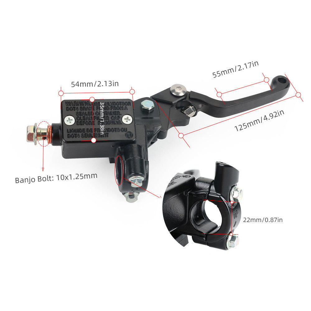 Front Brake Master Cylinder Lever for YAMAHA YZ450F 250F WR450F 250F YZ125 65 85 Q
