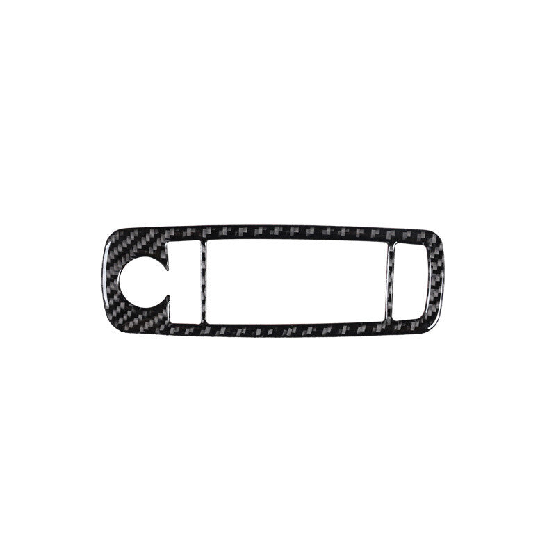 2Pcs Red Carbon Fiber Interior Driver Dashboard Cover Trim for Audi Q7 2016-2019 v