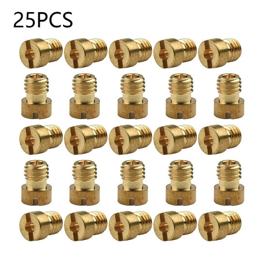 25PCS Main Jet 55-115 M5 5mm For Dellorto Carburetor Vergaser SHA 13 14/SHBC/SHB v