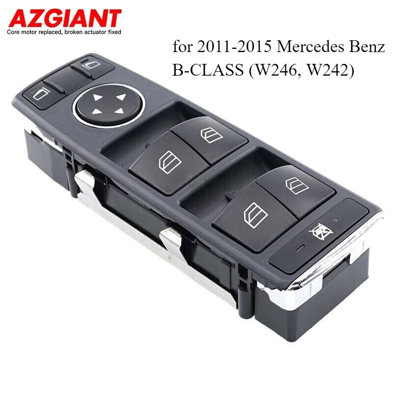 for Mercedes-Benz B-CLASS (W246, W242) left front driver's side window switch