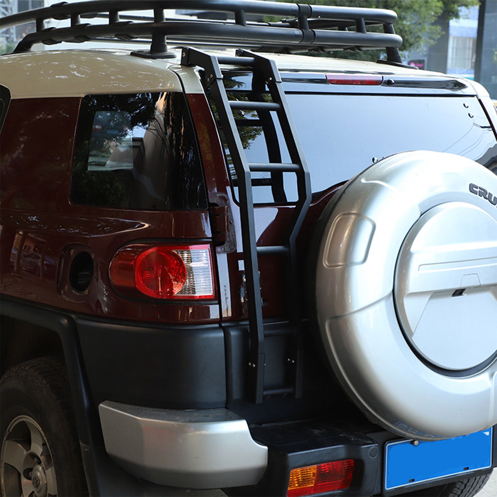 Ladde for 2007-14 for Toyota FJ Cruiser Aluminum Car Tailgate Ladder Climber