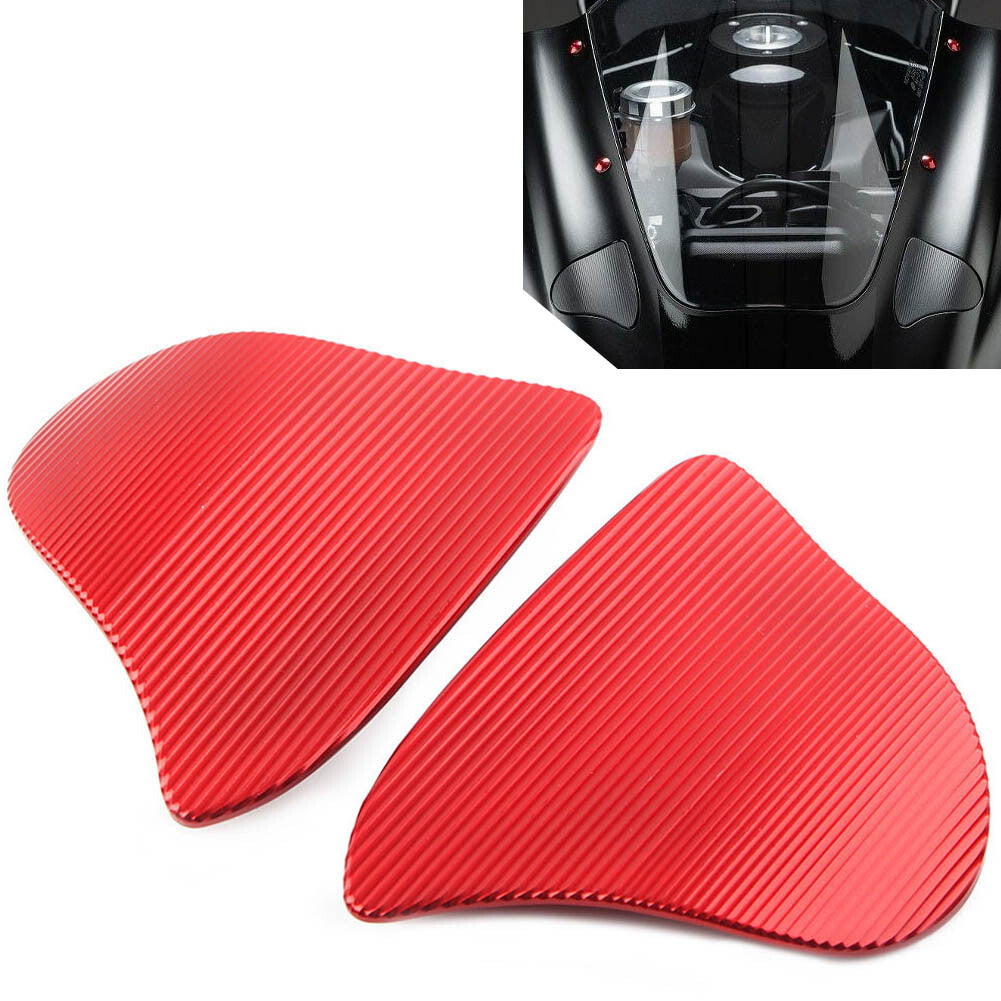 Rearview Mirror Block Off Base Plates Mount Cover for YAMAHA YZF-R1 R1 20 -24Red