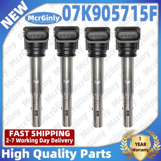 4 1.8T and 2.0T ignition coils (07K905715F) suitable for Golf , for Jetta , for Audi A6, A4, and for SKODA . n