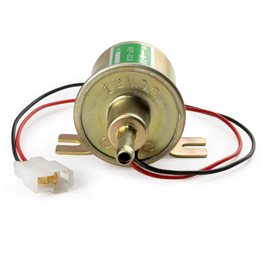 Universal Electric Fuel Pump HEP-02A 4-7PSI 12V Inline Low Pressure Gas Q