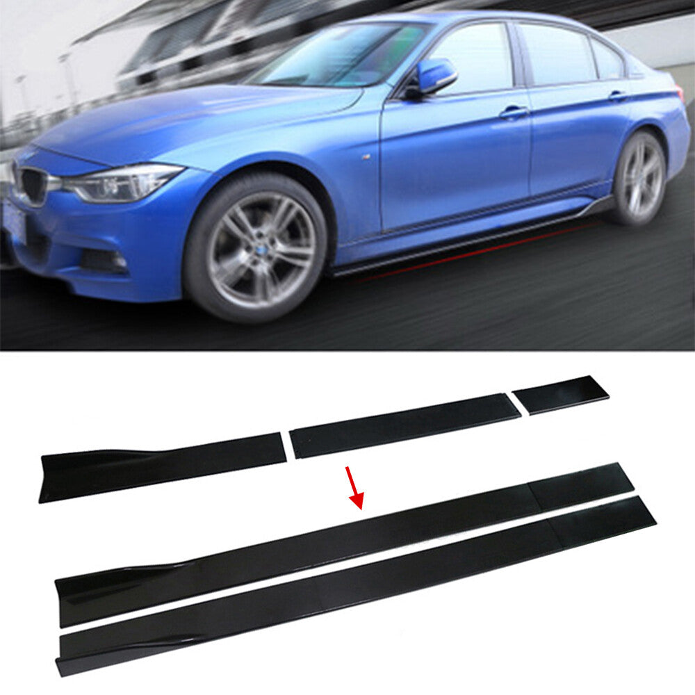 General Motors side skirts, extended rocker panel, split lip for Honda , for BMW , for Audi