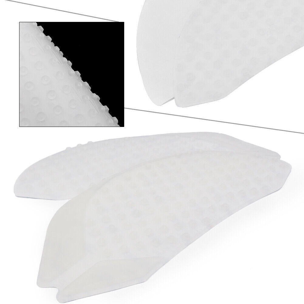 for DUCATI 899 1199 1299 White Tank Pad Traction Side Fuel Grip Decal Protect Q