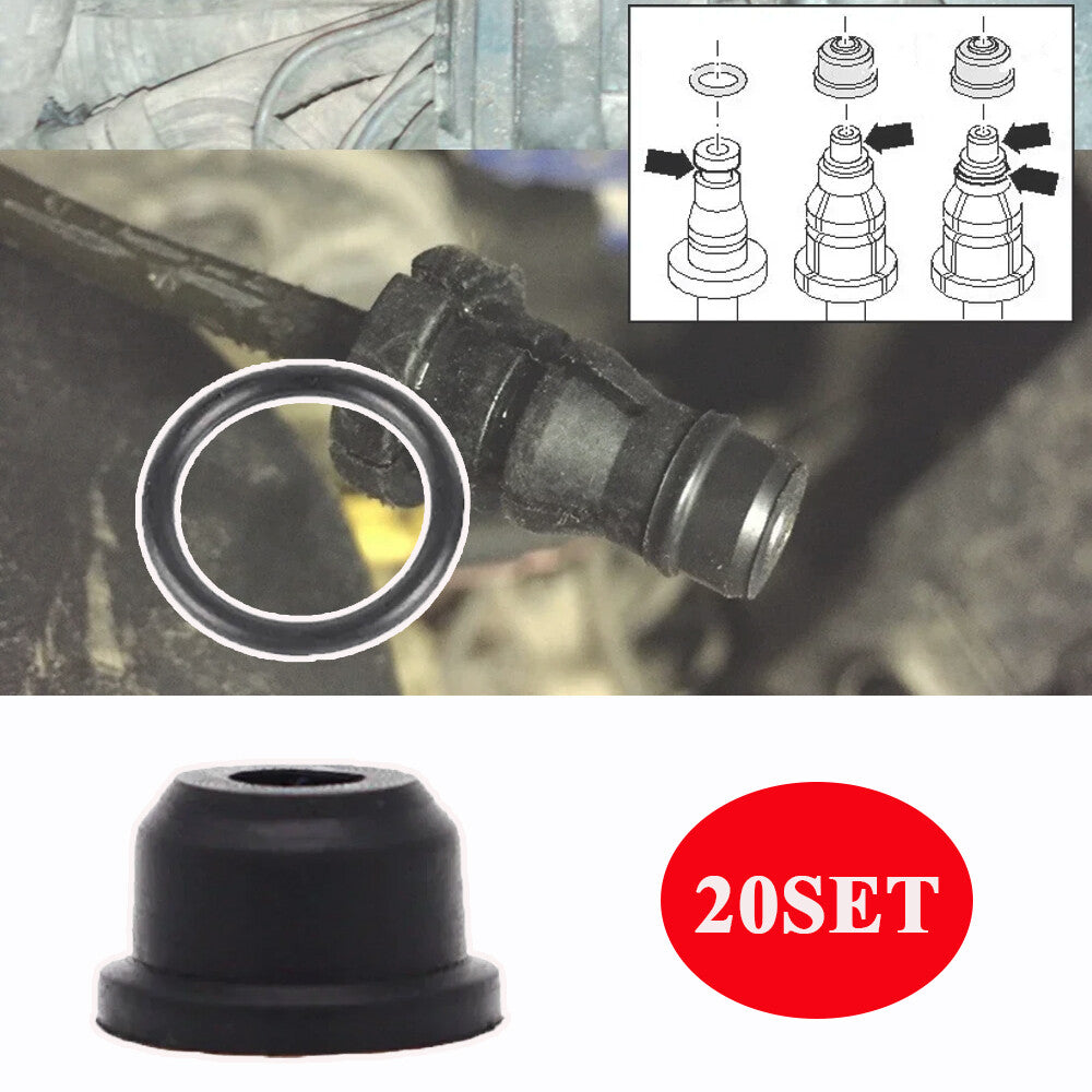 20 Set for VW for Golf Mk6/7/8 Car Clutch Slave Master Cylinder Pipe Seal Repair Set