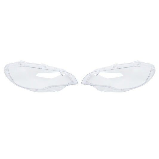 2pcs Front Headlight Cover Lampshade Lens for BMW E71 X6 2008-2014 Headlamp Cap