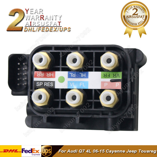 Air Suspension Solenoid Valve Block for Audi Q7 4L for Cayenne for Jeep Touareg 06-15