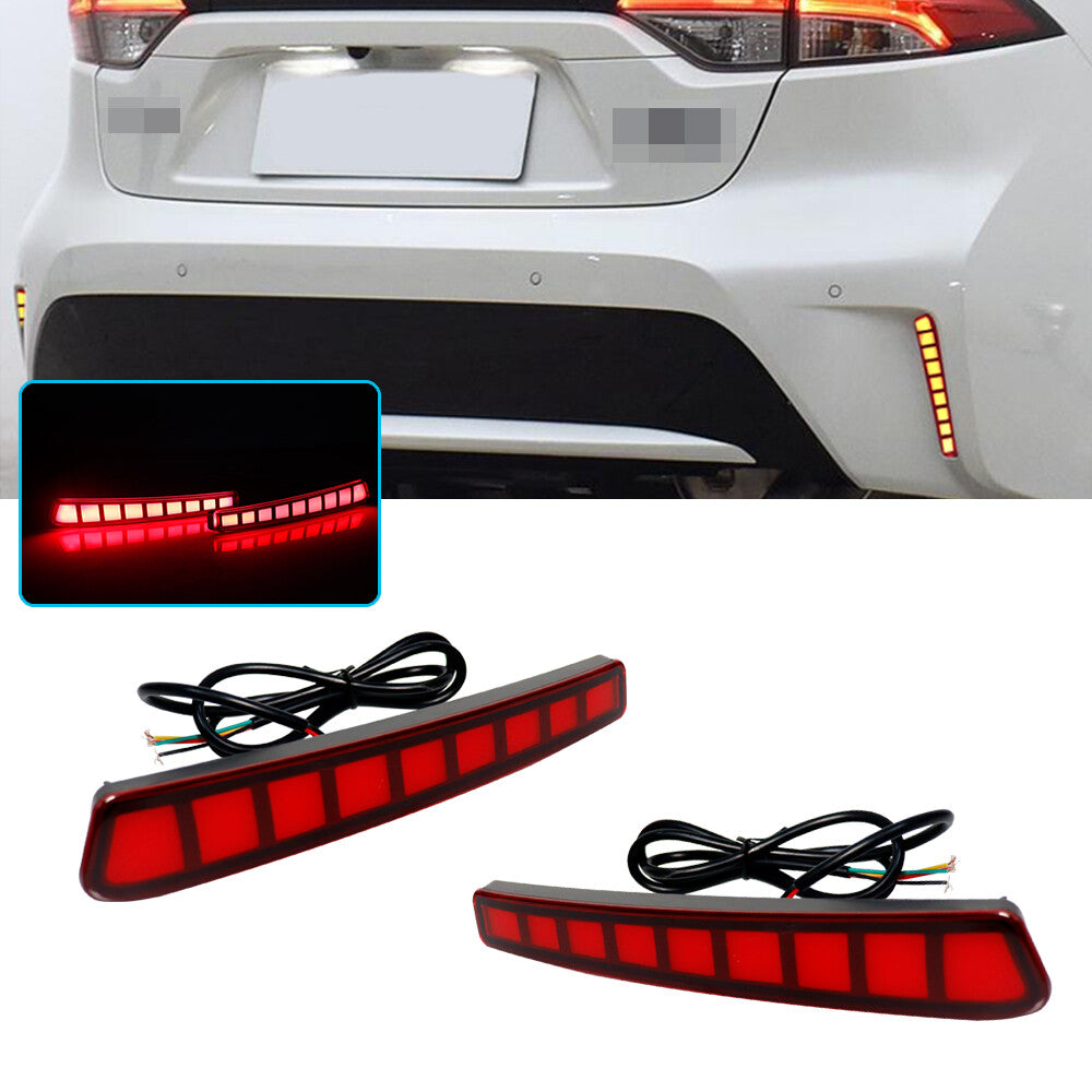 for for Corolla 2020 - 2023 LED rear bumper brake turn signal tail light - v