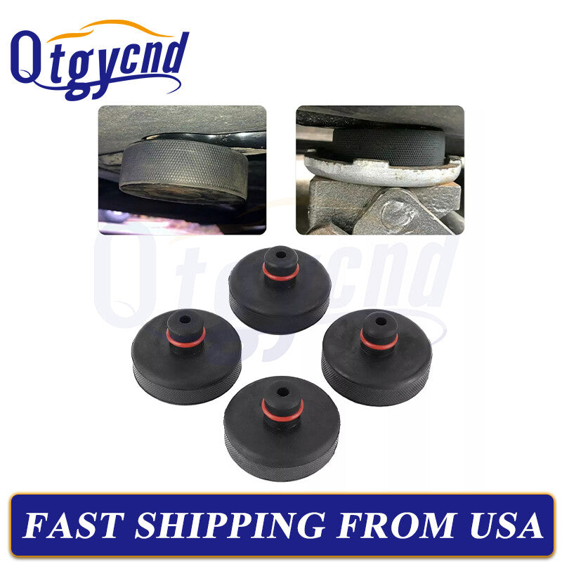4Pcs Rubber Jack Lift Pad Adapter Tool Black Fit for Tesla Model 3/Y/S/X New