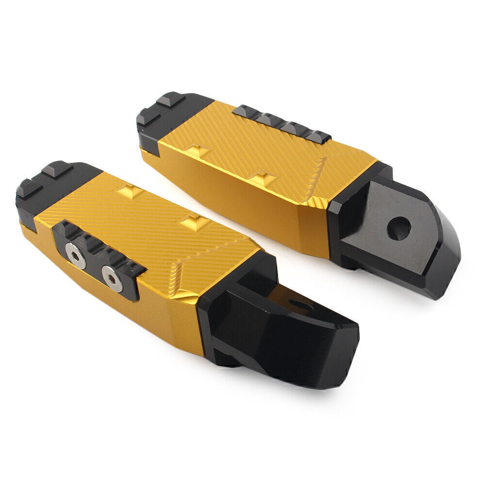 for Yamaha YZF R1 R6 R1M R1S Gold 2x Rearset Footrest Footpegs Foot Pegs Shift
