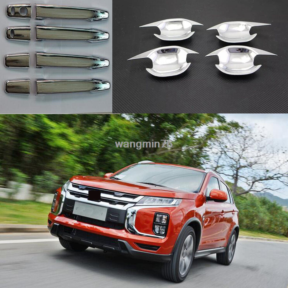Carbon Fiber Outside Door Handle Cover Trims for Escape Kuga 2020-2022 v