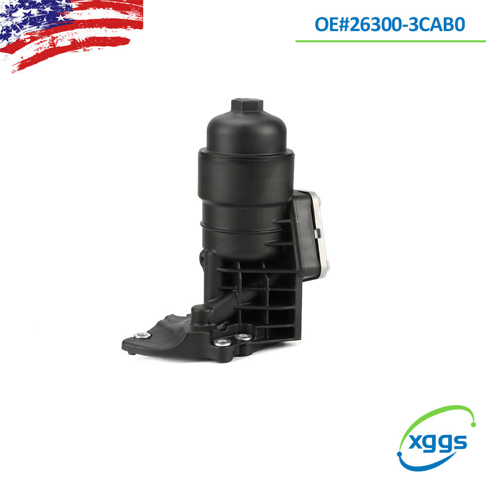 Engine oil filter housing suitable for Kia Sedona 3.3L 3.5L Cadenza Sorento 26300-3CAB1 Q