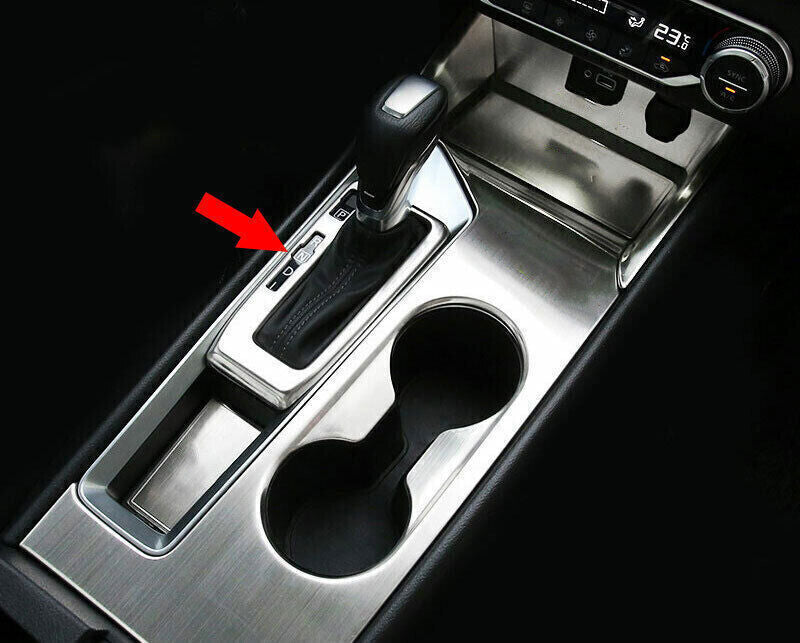Console Gear Shift Frame Cover Trim for Nissan Altima 2019-2022 Silver Titanium