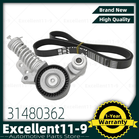 2.0T drive belt kit for Volvo V60, S60, V90, XC60, S90L 32249369 313398330 B4204T23- n