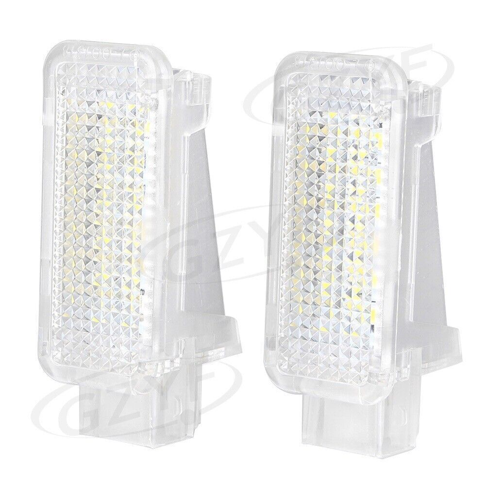 Clear LED License Plate Lights Rear Lamp 2pcs for Audi A3 A6 S4 Q7/A4 A6 Quattro