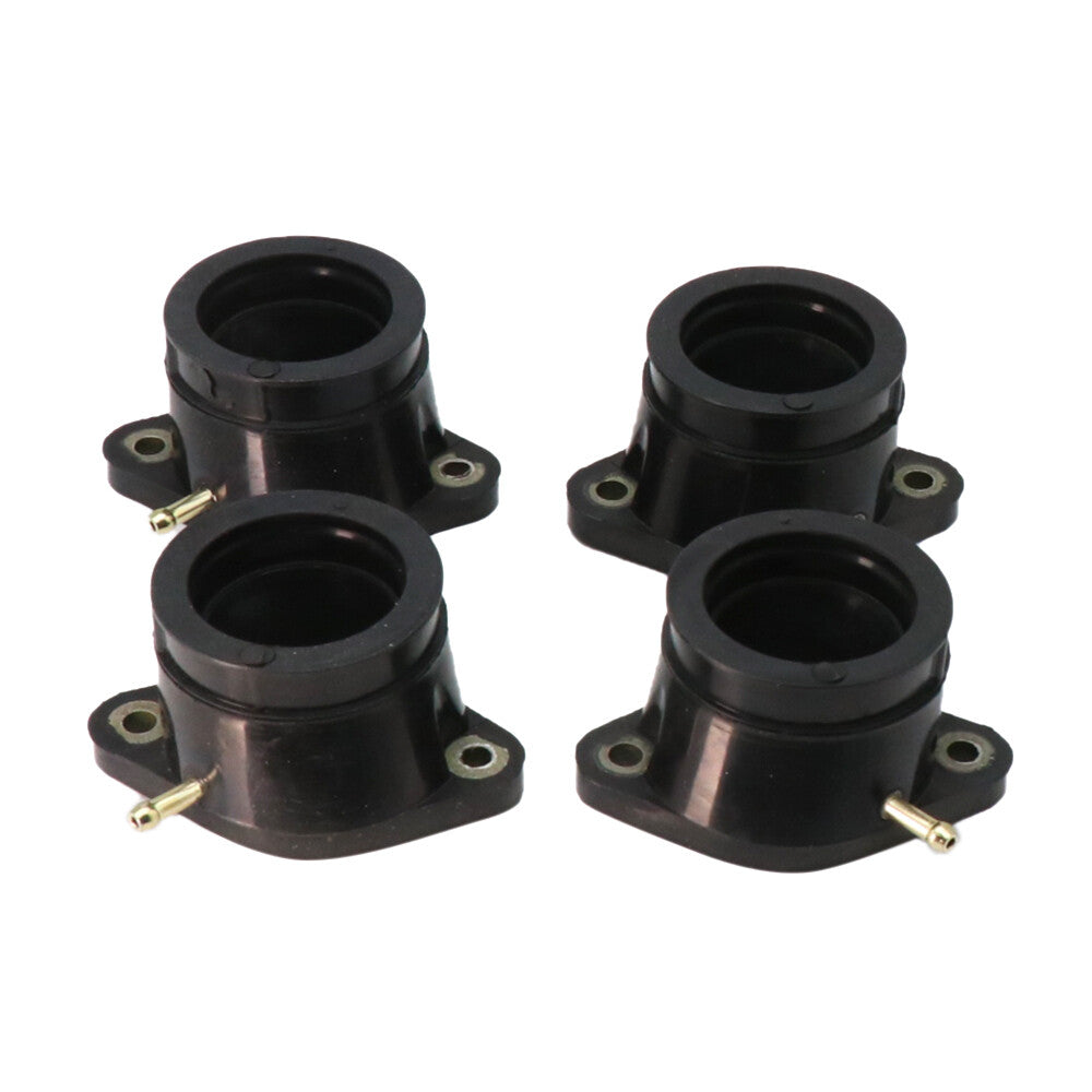 Aluminum and rubber intake manifold carburetor shoes are suitable for Yamaha XJR1200 and XJR1300. Q