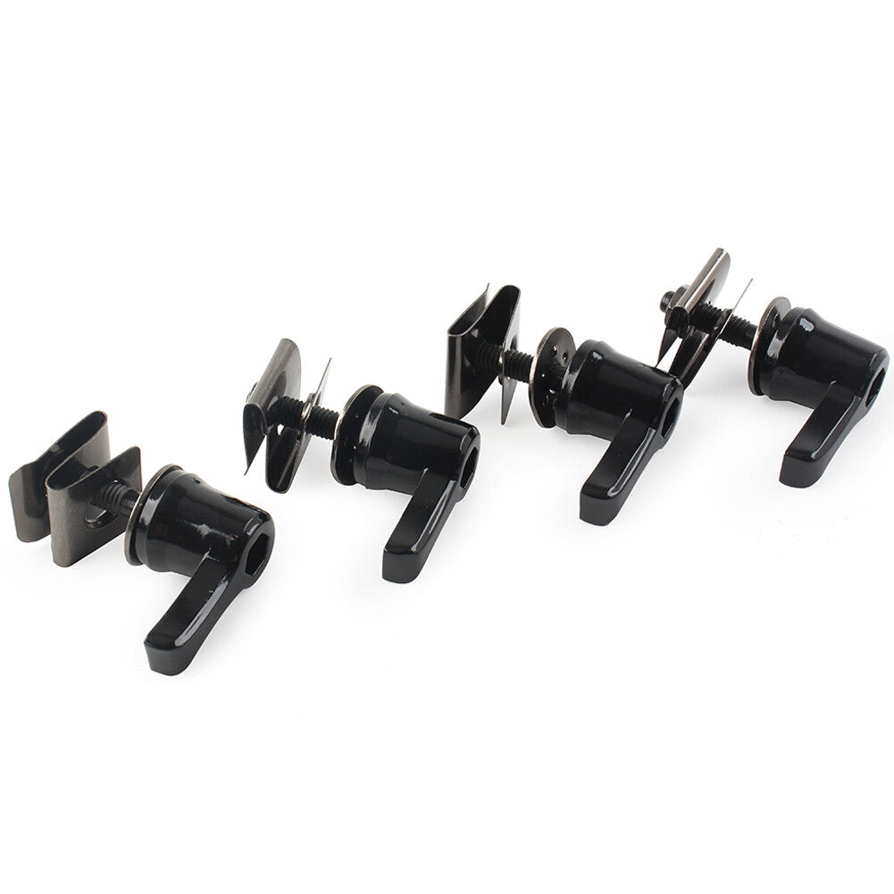 Saddlebag Lock Mounting Screw Kit for Harley Touring Road Glide 93+ Gloss Black Q