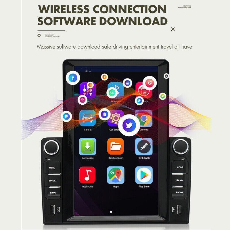 10.1 2Din Car FM Radio Stereo w/Bluetooth MP5 Player GPS Navi Android 10.0 Wifi