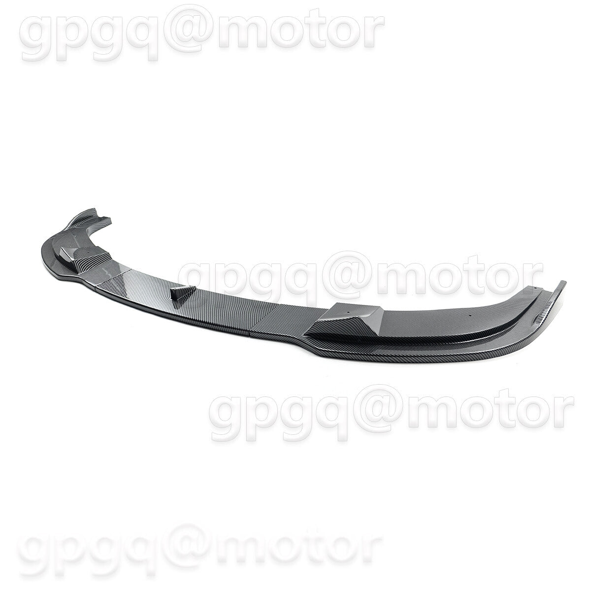 H-style carbon fiber front bumper lip for BMW 5 Series E60 E61 M Sport 2004-2010 Q