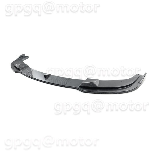 H-style carbon fiber front bumper lip for BMW 5 Series E60 E61 M Sport 2004-2010 Q