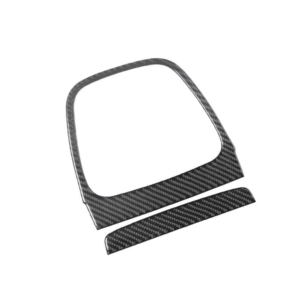 2X Red Carbon Fiber Driver Side Decorative Cover Trim For 718 2016-2022 v