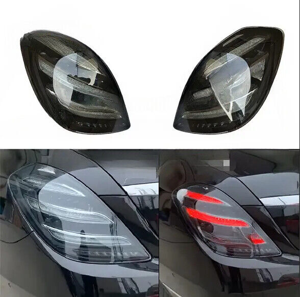 for Mercedes-Benz S-Class W222 2014-20 Smoked LED Taillights Rear Taillights