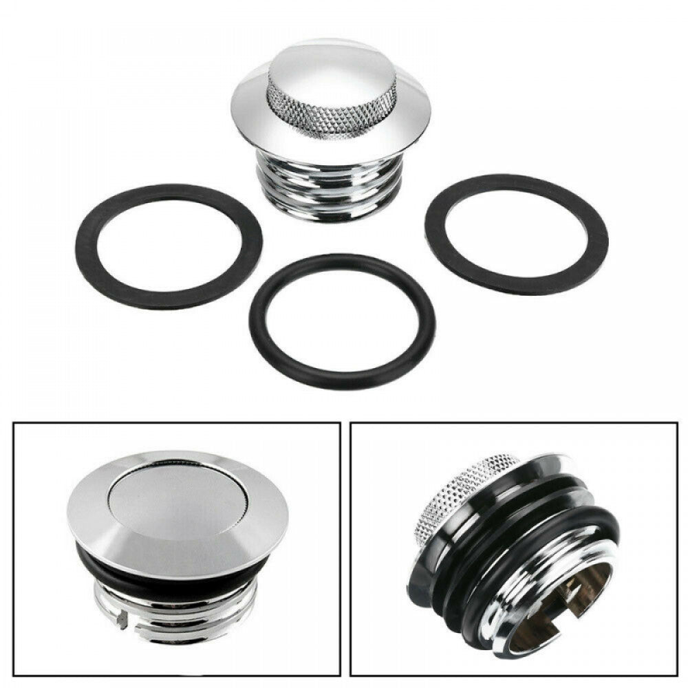 Motorcycle Flush Pop-Up Gas Cap for Harley-Davidson Models With Clockwise n