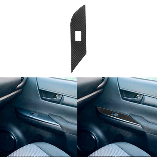 2Pcs Red Carbon Fiber CD Player Trim Cover for Mercedes R-Class 2009-2012 v