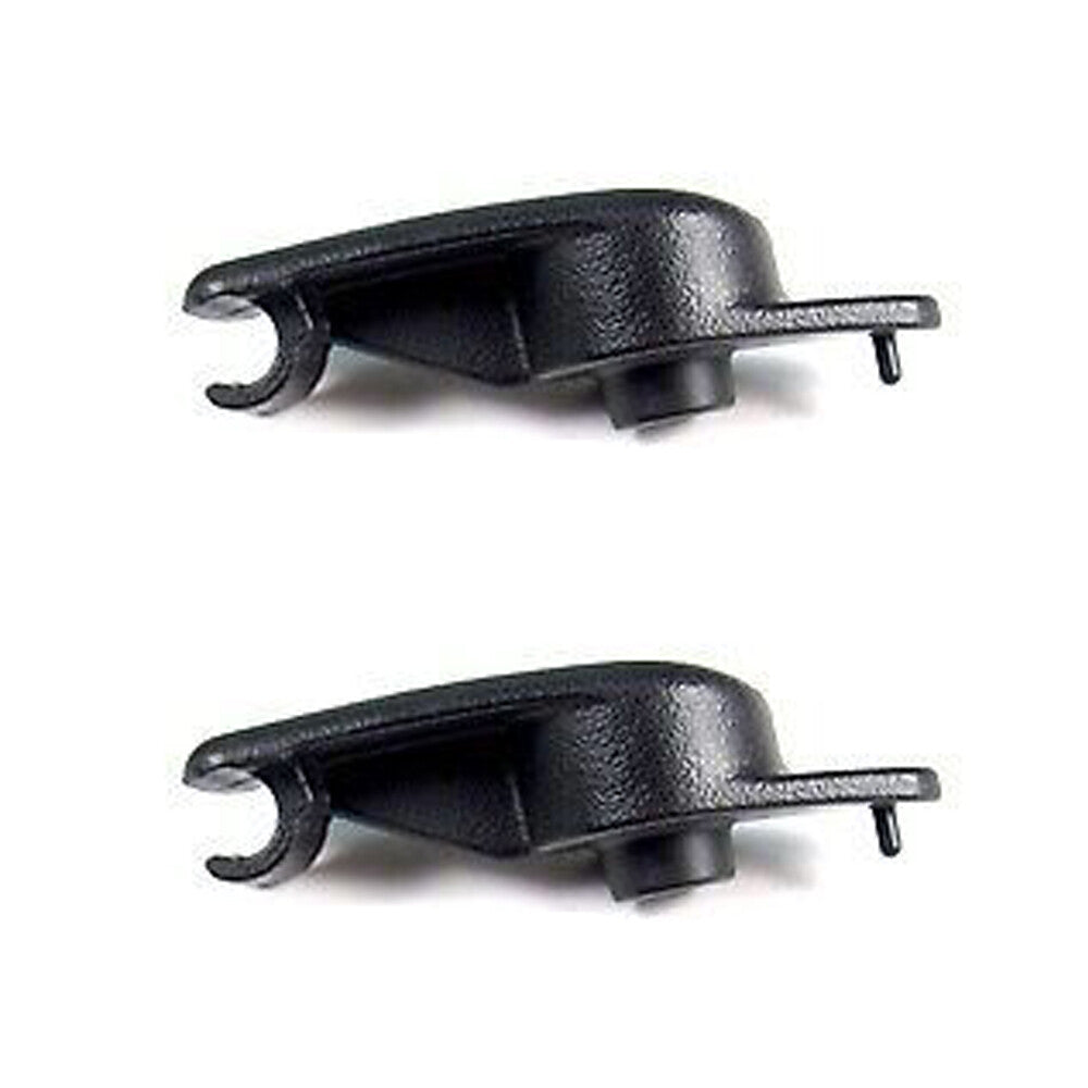 2-Pack Black Sun Visor Clip Brackets for 1997-2004 for Corvette C5 n