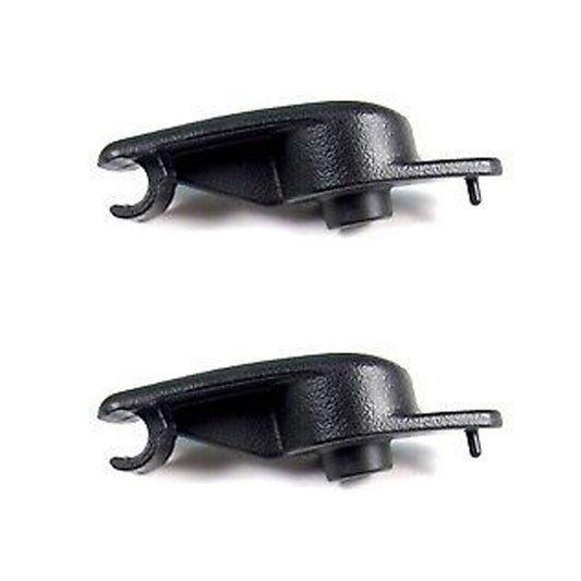 2-Pack Black Sun Visor Clip Brackets for 1997-2004 for Corvette C5 n