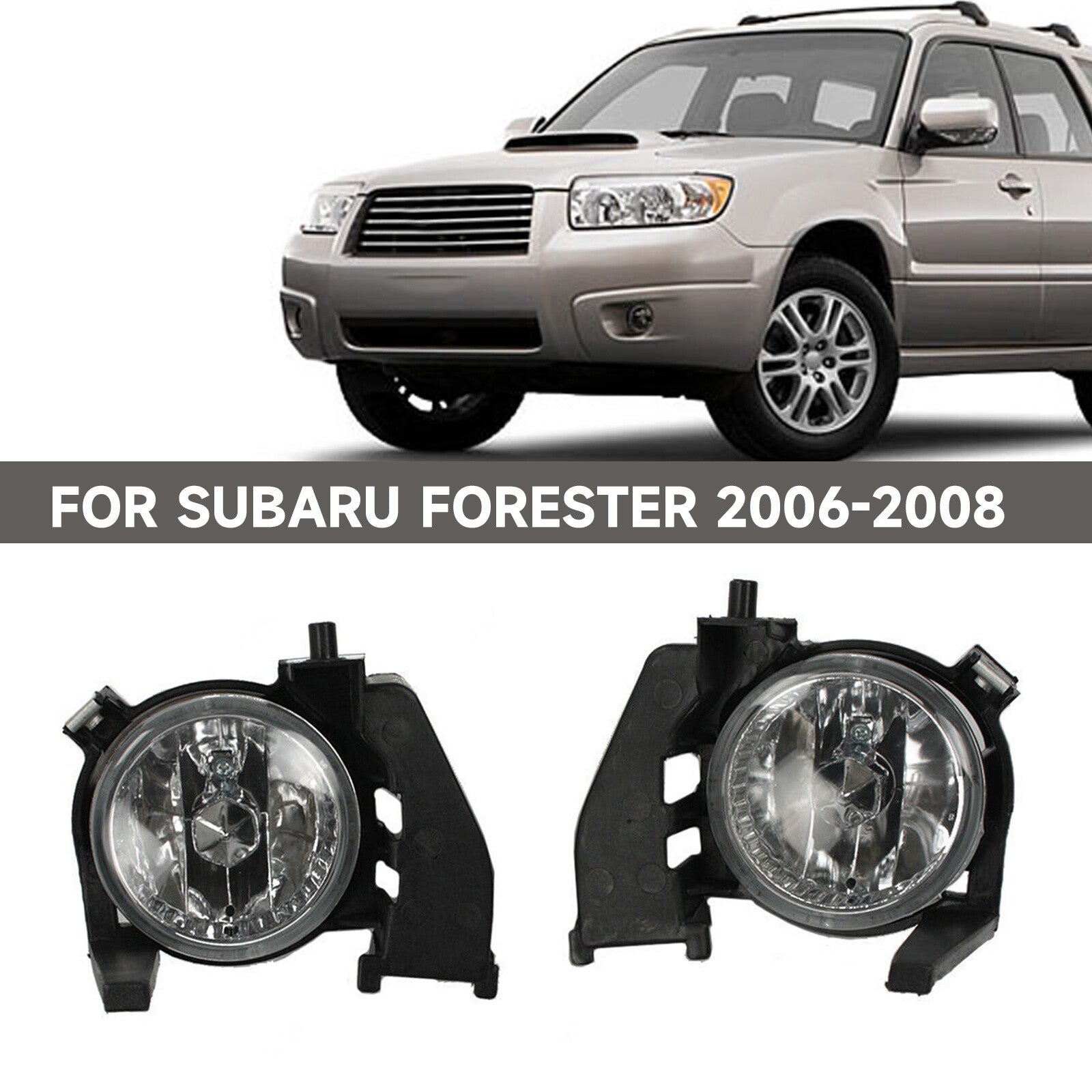 for Subaru Forester 2006-2008 Front Bumper Fog Light Lamp Left Right Side AT