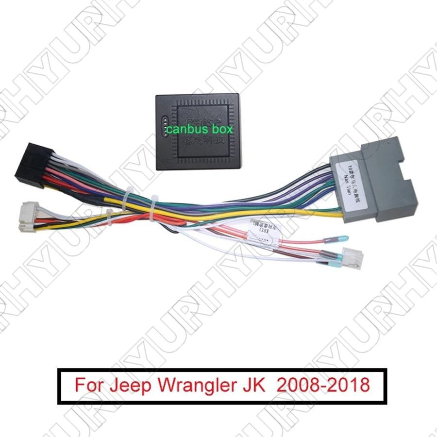 New Car 16pin Android Wiring Harness With Canbus Aftermarket Stereo Installation