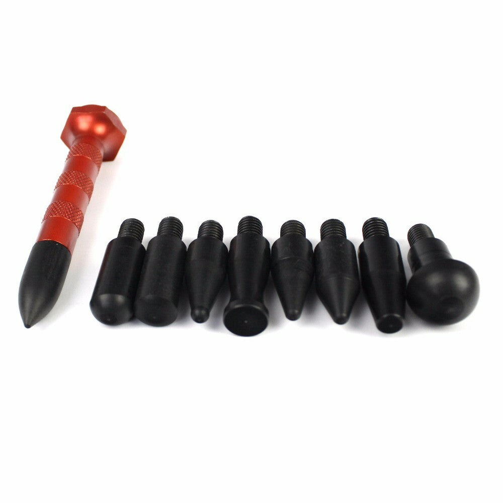Car Paintless Dent Repair Kit Metal Hammer 9 Heads Pen Dent Removal Tools v