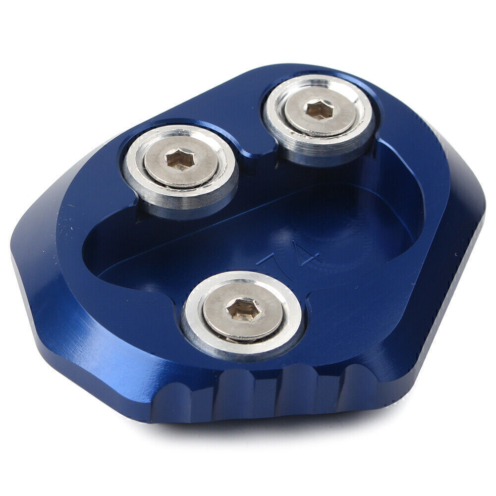 Kickstand Side Stand Plate Extension Pad for YAMAHA YZF-R6 2017-2018 Blue Q
