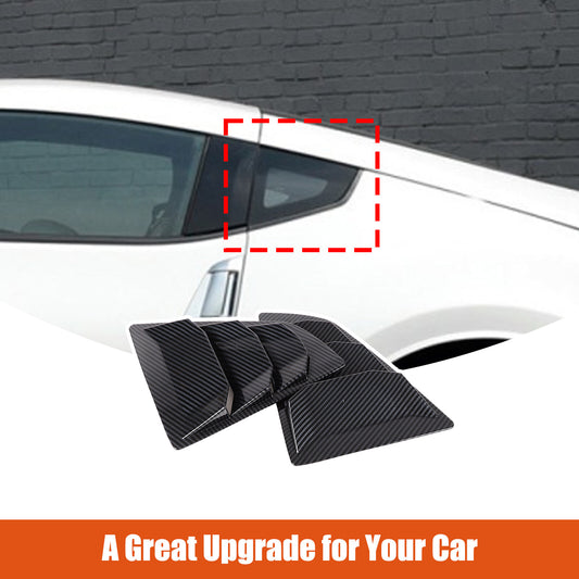 Carbon ABS body side window cover ventilation cover trim suitable for Nissan 370Z Z34